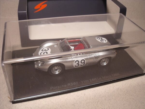 SPARK 1/43 PORSCHE RS 60 LE MANS 1960 NO STARTER EBBRO PROVENCE MINICHAMPS