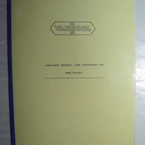 DOSSIER USINE CATALOGUE REMORQUES VANHOOL NO 1/43 CAMIONS D'AUTREFOIS