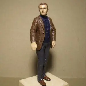 FIGURINE 1/18 STEVE MC QUEEN BULLITT VROOM NOT PEINT YAT MING AUTOART NOREV