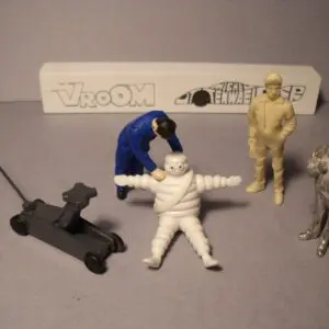 FIGURINES 1/43 SET 382 L'ENSEIGNE MICHELIN VROOM NOT PEINT NOREV MINICHAMPS