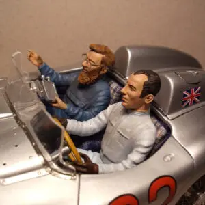 FIGURINES 1/18 MOSS JENKINSON VROOM PEINT FOR GP REPLICAS CMR CMC